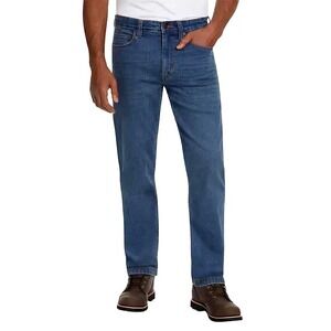 Kirkland Signature Men's Straight Fit Jeans, Blue, Size 38X29